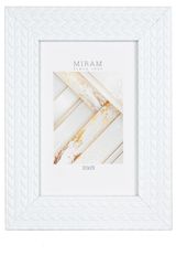 Изображение товара Фоторамка Miram Колоски белая, 10х15 см