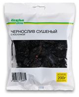 Изображение товара Чернослив сушеный «Каждый день» с косточкой, 200 г