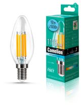 Изображение товара Лампочка светодиодная Camelion LED12C35-FL/845/E14