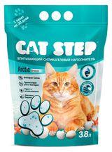 Изображение товара Наполнитель для кошачьего туалета Cat Step Arctic Breeze впитывающий силикагелевый, 3,8 л