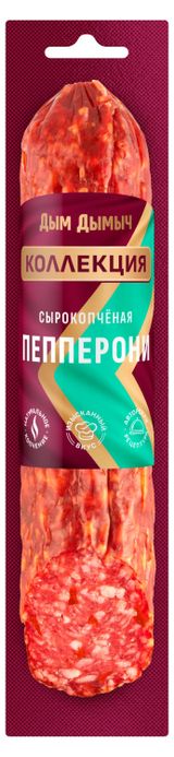 Изображение товара Колбаса сырокопченая «Дым Дымыч» Пепперони, 200 г