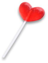 Изображение товара Леденцовая карамель АШАН Красная птица Сердце, 18 г