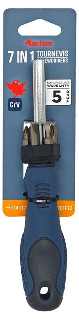 Изображение товара Отвертка АШАН Красная птица 7в1, 1 шт