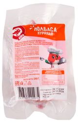 Изображение товара Колбаса детская вареная АШАН Красная птица Kids, 240 г