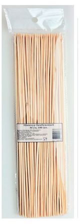Изображение товара Палочки для шашлыка 250мм, 100 шт