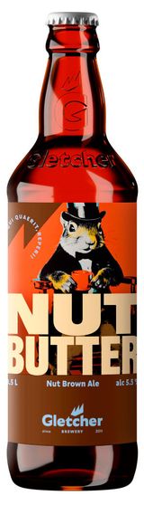Изображение товара Пиво Nut Butter темное фильтрованное 5,5%, 500 мл