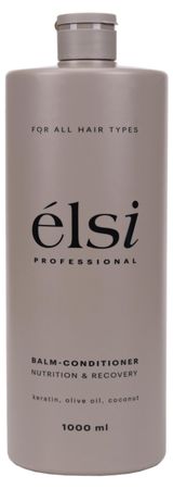 Изображение товара Бальзам-кондиционер для волос Elsi Professional Nutrition & Recovery для питания и восстановления волос, 1 л