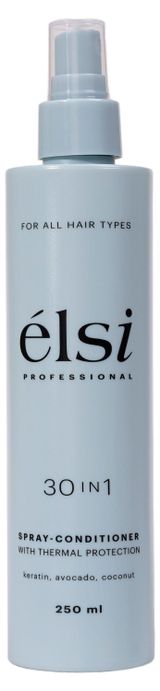Изображение товара Спрей-кондиционер для волос Elsi Professional Leave-in Spray 30 в 1 несмываемый, 250 мл