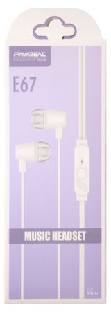 Изображение товара Наушники проводные Pavareal PA-E67 белые