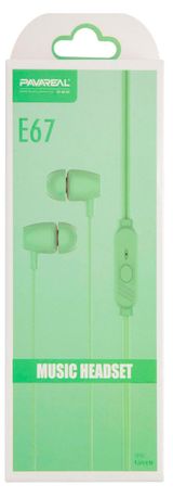 Изображение товара Наушники проводные Pavareal PA-E67 зеленые