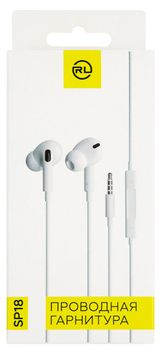 Изображение товара Наушники проводные Red Line SP18 белые
