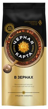 Изображение товара Кофе зерновой «Черная Карта», 250 г