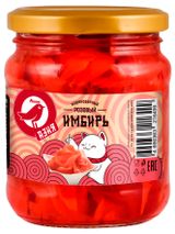 Изображение товара Имбирь маринованный АШАН Красная птица розовый, 250 г