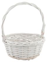 Изображение товара Корзина плетеная «Азалия Декор» ива белая для цветов и подарков, 26х18х7хH24 см