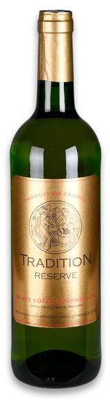 Изображение товара Вино Blaye Cotes de Bordeaux Tradition Reserve белое сухое Франция, 0,75 л