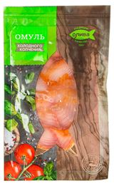 Изображение товара Омуль холодного копчения «Олива» ломтики, 100 г