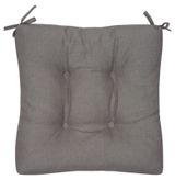 Изображение товара Подушка на стул Guten Morgen серая, 40х40 см