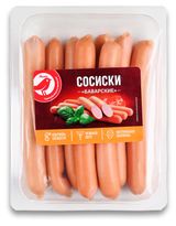 Изображение товара Сосиски АШАН Красная птица Баварские, 370 г