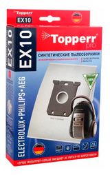 Изображение товара Пылесборник синтетический Topperr EX10, 4 шт