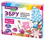 Изображение товара Набор для рисования BRAUBERG HOBBY Эбру на воде, 5 цветов