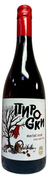 Изображение товара Вино «Охотники» Пирожки розовое полусухое Россия, 0,75 л