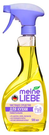 Изображение товара Чистящий ЭКО-спрей Meine Liebe для кухни Универсальный, гипоаллергенный, 500 мл