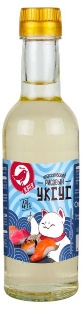 Изображение товара Уксус рисовый АШАН Красная птица 4%, 250 мл
