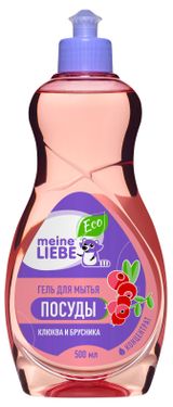 Изображение товара Гель-концентрат для мытья посуды Meine Liebe Клюква и брусника, 500 мл