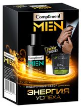 Изображение товара Подарочный набор Compliment Men №1991 Энергия успеха Гель для бритья 80 мл + Шампунь для волос и тела 200 мл