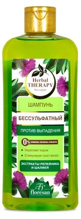 Изображение товара Шампунь для волос Floresan Против выпадения бессульфатный, 400 мл