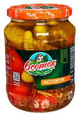 Изображение товара Ассорти овощное «6 Соток» маринованное консервированное, 680 г