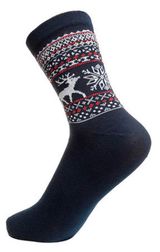 Изображение товара Носки детские новогодние «Носи свое!» синие, р.22