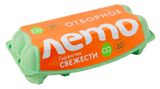 Изображение товара Яйца куриные «Лето» С0 коричневое, 10 шт