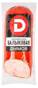 Изображение товара Колбаса свиная варено-копченая «ДЫМОВ» Балыковая, 330 г