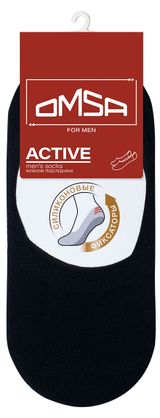 Изображение товара Носки мужские Omsa Active Хлопок Подследники Blu, р. 39-41