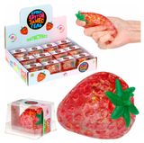 Изображение товара Игрушка-антистерсс 1TOY Крутой замес cупергель Клубника, 5,5х5,5 см