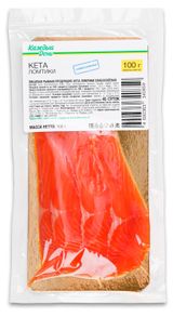 Изображение товара Кета слабосоленая «Каждый день» ломтики, 100 г