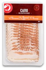 Изображение товара Сало АШАН Красная птица Белорусское нарезка, 100 г