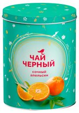 Изображение товара Чай черный АШАН Красная птица сочный апельсин, 50 г