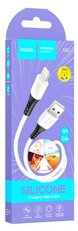 Изображение товара Кабель HOCO X82 8PIN 2.4А силиконовый белый, 1 м