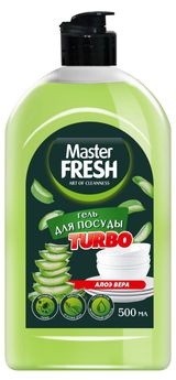 Изображение товара Гель для мытья посуды Master Fresh Алоэ вера, 500 мл