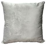 Изображение товара Подушка декоративная «Столица Текстиля» Вельвет серая, 50х50 см