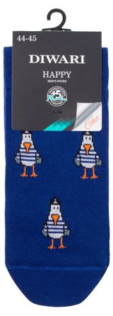 Изображение товара Носки мужские DIWARI синие, размер 25