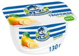 Изображение товара Творожок «Простоквашино» с грушей и бананом 3,6% БЗМЖ, 130 г