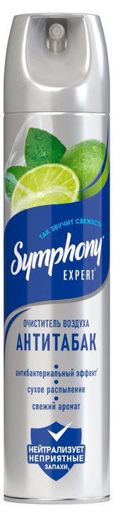 Изображение товара Очиститель воздуха Symphony Антитабак, 300 мл