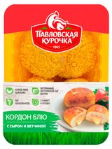 Изображение товара Котлета куриная Кордон Блю «Павловская курочка» с ветчиной и сыром, 400 г