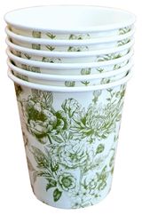 Изображение товара Стаканы бумажные одноразовые Розы, 250 мл х 6 шт