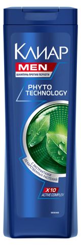 Изображение товара Шампунь против перхоти «Клиар» Men Phytotechnology, 400 мл