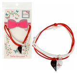 Изображение товара Набор парных браслетов Lukky Fashion Сердце пополам на магнитном соединении