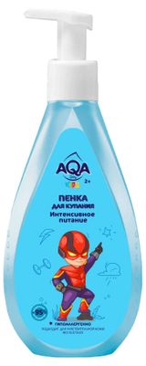 Изображение товара Пенка для купания мальчиков AQA Baby KIDS Интенсивное питание, 250 мл
